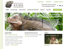 Tablet Screenshot of iguanafoundation.org